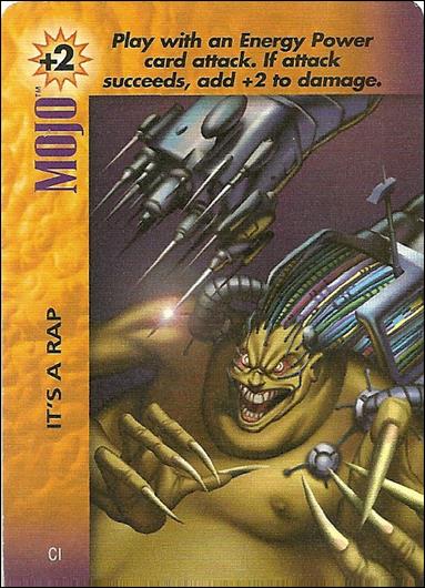 Marvel Overpower Powersurge (Base Set) card nn117 Mojo: It's A Rap