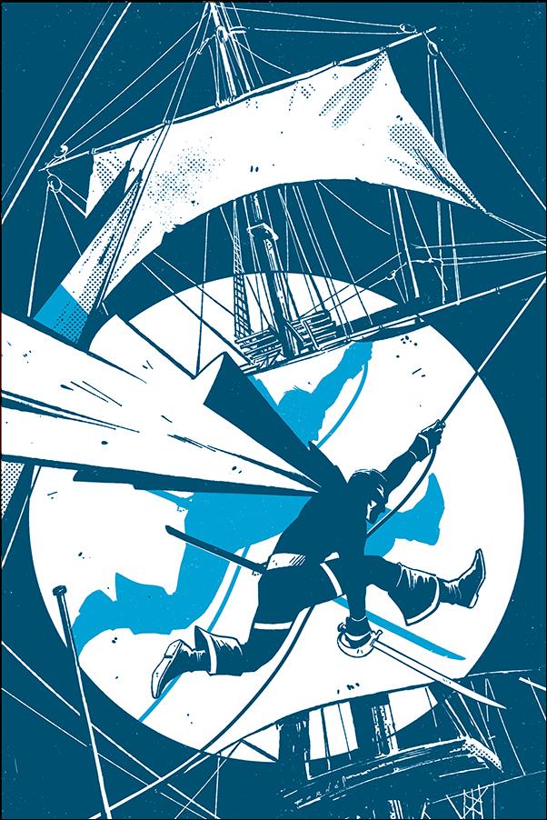 Black Terror (2019) issue 1-I Jorge Fornes 1:25 Blue Tint Virgin Cover
