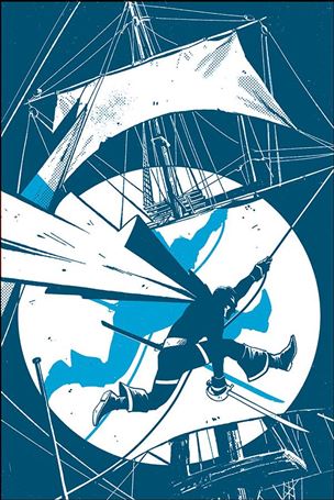 Black Terror (2019) issue 1-I Jorge Fornes 1:25 Blue Tint Virgin Cover
