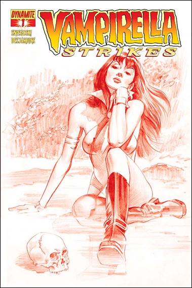 Vampirella Strikes (2013) issue 1-N Mike Mayhew Blood Red Sketch Cover 1/50