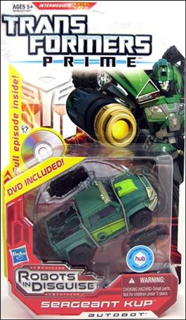 Transformers Prime (Deluxe Class) figure 14-B Sergeant Kup with DVD