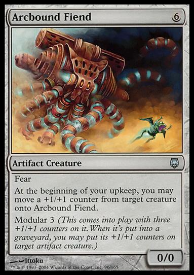 Magic the Gathering: Darksteel (Base Set) card 96 Arcbound Fiend