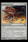 Magic the Gathering: Darksteel (Base Set) card 96 Arcbound Fiend
