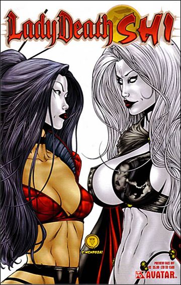 Lady Death/Shi: Preview issue 1-J Face Off Cover
