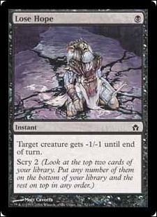 Magic the Gathering: Fifth Dawn (Base Set) card 52 Lose Hope
