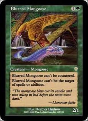 Magic the Gathering: Invasion (Base Set) card 183 Blurred Mongoose