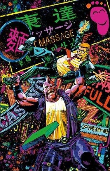 Space Bastards issue 1-C Dan Panosian 1:10 Black Light Cover