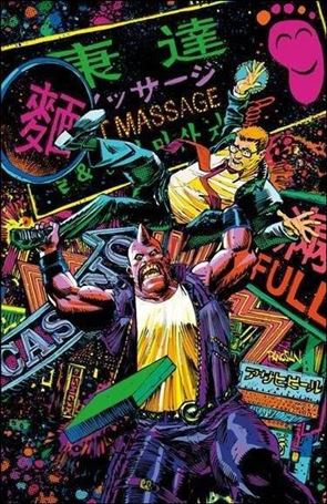 Space Bastards issue 1-C Dan Panosian 1:10 Black Light Cover