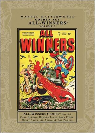 Marvel Masterworks: Golden Age All-Winners issue 2 Gold Dust Jacket