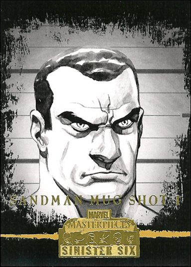 2008 Marvel Masterpieces: Series 3 (Base Set) card 86 Sandman Mug Shot 1
