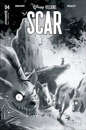 Disney Villains: Scar issue 4-I Karen S. Darboe 1:15 B&W Cover