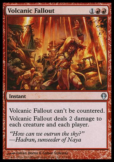 Magic the Gathering: Archenemy (Base Set) card 51 Volcanic Fallout