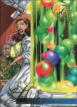Marvel Annual Flair '95 (Base Set) card 35 Legacy Virus