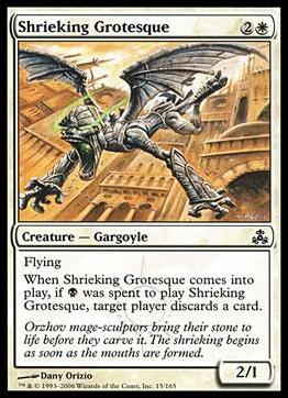 Magic the Gathering: Guildpact (Base Set) card 15 Shrieking Grotesque