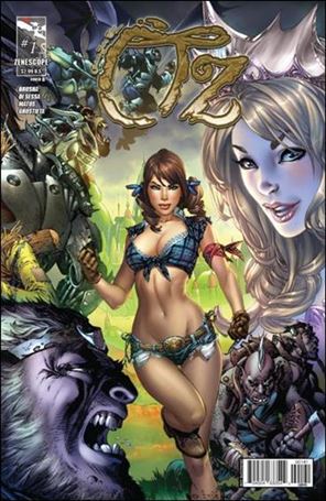 Grimm Fairy Tales Presents Oz issue 1-D e.Bas Right Side Cover