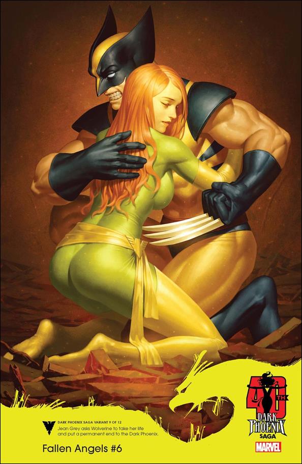 Fallen Angels (2020) issue 6-B Jung-Geun Yoon Dark Phoenix 40th Anniversary Cover