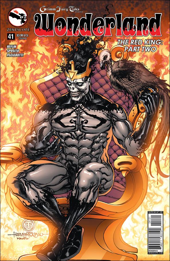 Grimm Fairy Tales Presents Wonderland issue 41-B Harvey Tolibao Cover