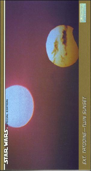 Star Wars Trilogy Special Edition Widevision  (Base Set) card 6 Ext. Tatooine - Twin Sunset