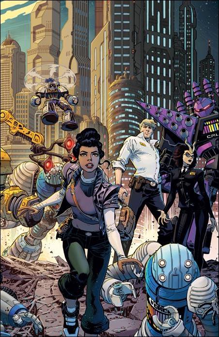 Roboforce (2024) issue 2-D Dustin Weaver 1:10 Virgin Connecting Cover