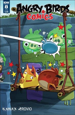 Angry Birds Comics (2016) issue 8-B Paco Rodriques Subscription Wraparound Cover