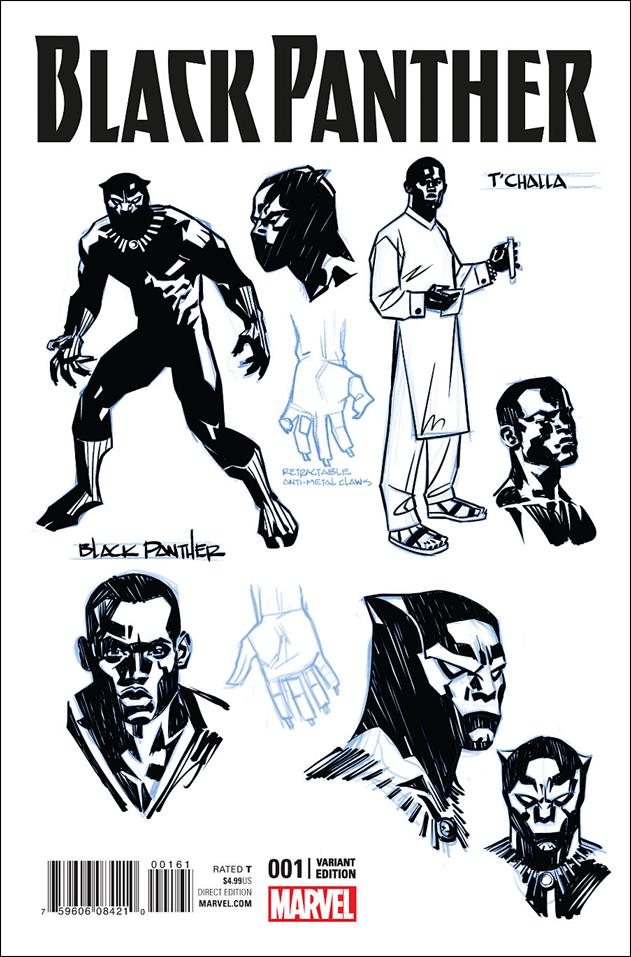 Black Panther (2016) issue 1-D Brian Stelfreeze 1:20 Design Cover