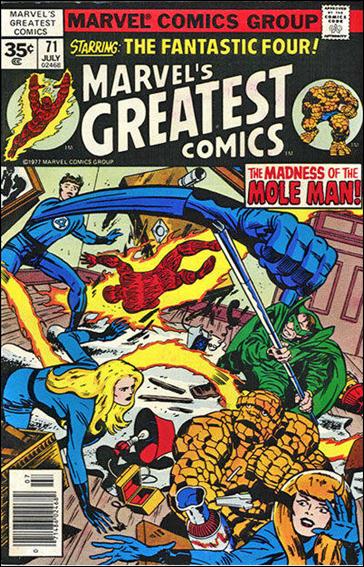 Marvel's Greatest Comics issue 71-B 35 Cent Price Cover