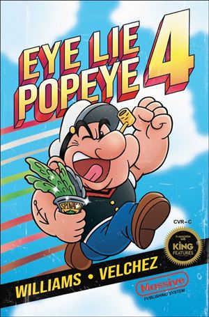 Eye Lie Popeye issue 4-C Trevor Richardson Video Game Homage Cover