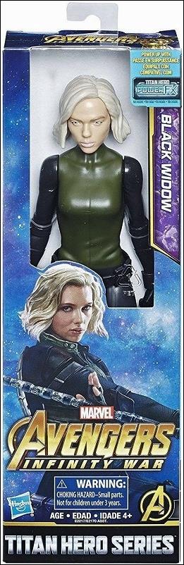 Marvel Titan Hero Series figure 18 Black Widow (Avengers Infinity War Power FX)