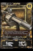 Resident Evil: Alliance (Base Set) card WE-018 Grenade Launcher (Explosive)