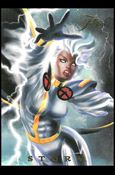 Marvel Annual Flair '94 (PowerBlast Subset) card 6 Storm
