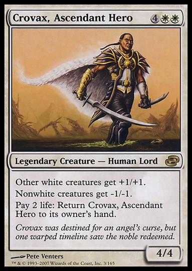 Magic the Gathering: Planar Chaos (Base Set) card 3 Crovax, Ascendant Hero