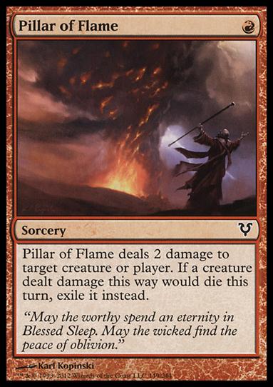 Magic the Gathering: Avacyn Restored (Base Set) card 149 Pillar of Flame