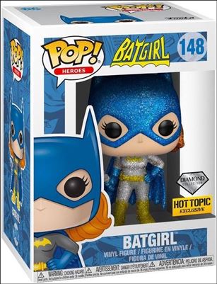 POP! Heroes figure 148-D Batgirl (Diamond Collection) Hot Topic Exclusive