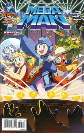 Mega Man issue 55-B Ryan Jampole Cover