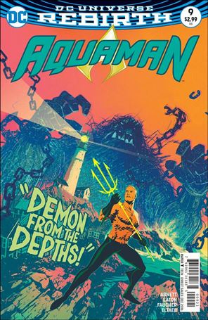 Aquaman (2016) issue 9-B Joshua Middleton Cover