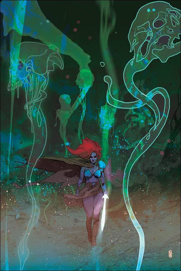 Killing Red Sonja issue 3-J Christian Ward 1:25 Green Tint Virgin Cover