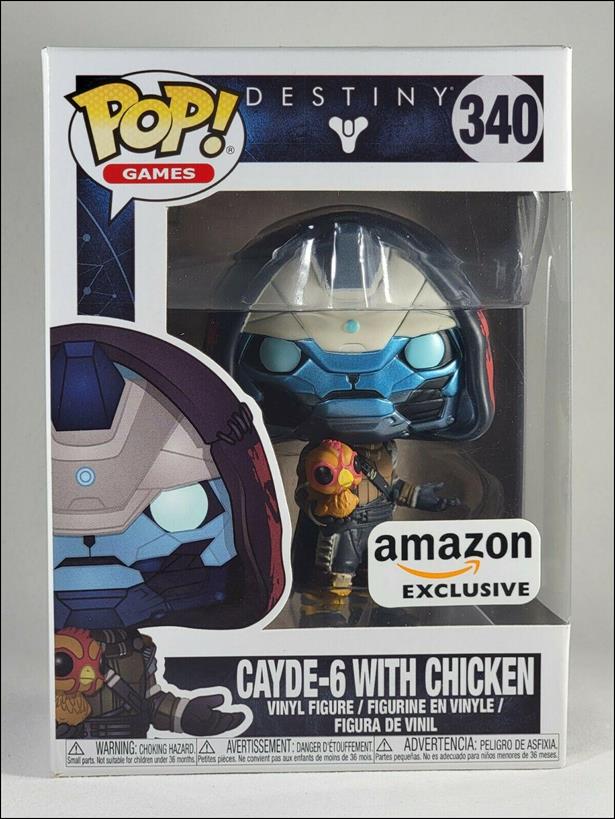 POP! Games figure 340 Cayde-6 with chicken