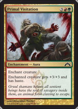 Magic the Gathering: Gatecrash (Base Set) card 187 Primal Visitation