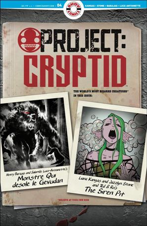 Project Cryptid issue 4 Salomée LUCE-ANTOINETTE Cover