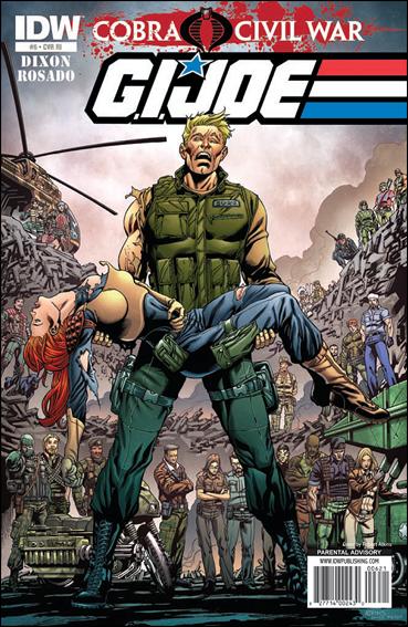 G.I. Joe (2011) issue 6-C Robert Atkins 1:10 Crisis on Infinite Earths Cover