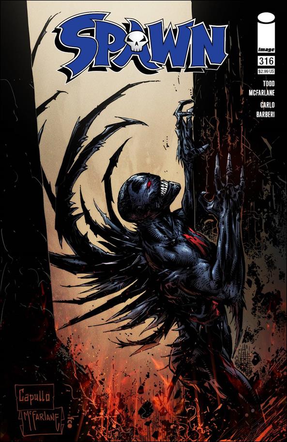 Spawn issue 316-B Greg Capullo Cover