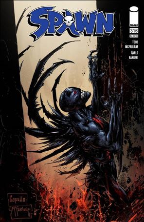 Spawn issue 316-B Greg Capullo Cover