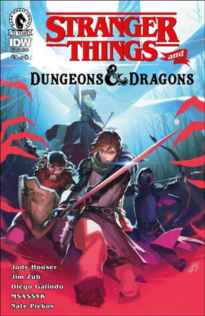 Stranger Things and Dungeons & Dragons issue 3-C Toni Infante Cover
