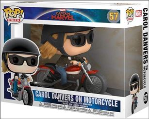 POP! Rides figure 57 Carol Danvers on Motorcycle