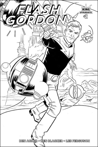 King: Flash Gordon issue 2-D Wilfredo Torres 1:25 Black & White Cover