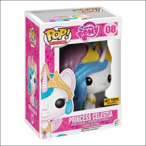 Pop! My Little Pony figure 8-B Princess Celestia (Glitter)