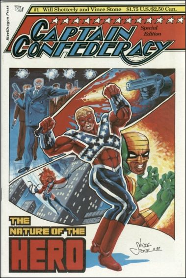 Captain Confederacy (1986) issue 1-B Special Edition