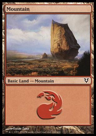 Magic the Gathering: Avacyn Restored (Base Set) card 241 Mountain
