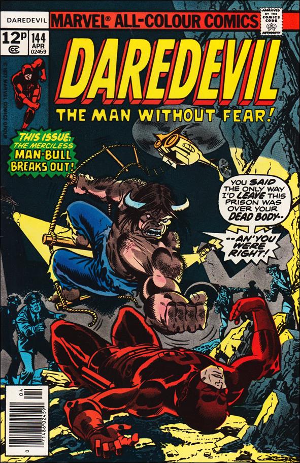 Daredevil (1964) issue 144-B UK Price Cover