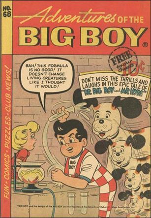Adventures of the Big Boy issue 68-B West Coast Cover